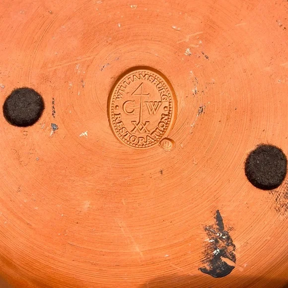 Colonial Williamsburg Restoration Redstone Glazed Pottery Bowl - Picture 4 of 7